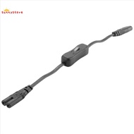 Power Extension Cord, Iec320 C7 to C8 Power Adapter Extension Cord with Switch Control with "8" Inte