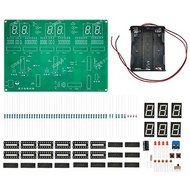 6-bit Digital Circuit Clock DIY Electronic Kit Self Assembly and Soldering Spare Parts Kit DIY Kit