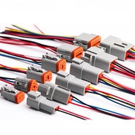 1Sets 2 3 4 6 8 12 Pin Deutsch DT Automotive Sealed Electric Plug Waterproof Male Female Connector W