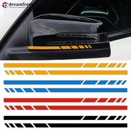 DREAMFOREST 2Pcs Rearview Mirror Side Stripes Sticker Vinyl Decal For Mercedes Benz W204 W205 W176 A