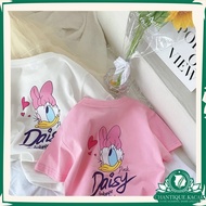CK Cartoon Design T-Shirt Cotton T- Shirt Girl Shirt Casual Homewear Tops Kids T-shirt Baju Budak T-