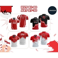 T-shirt Adult V-neckPOLO for Republic of Indonesia, 80th Anniversary of Indonesia, Independence Day,