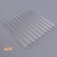 Sweet 10pcs/lot Transparent Pyrex Glass Blowing Tubes  Long Thick Wall Test Tube PH