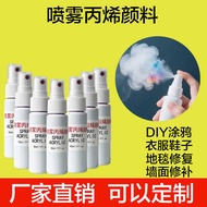 Water-Based Spray Acrylic Paint Push Type Acrylic Paint Furniture Clothes Shoes Carpet Refurbishment