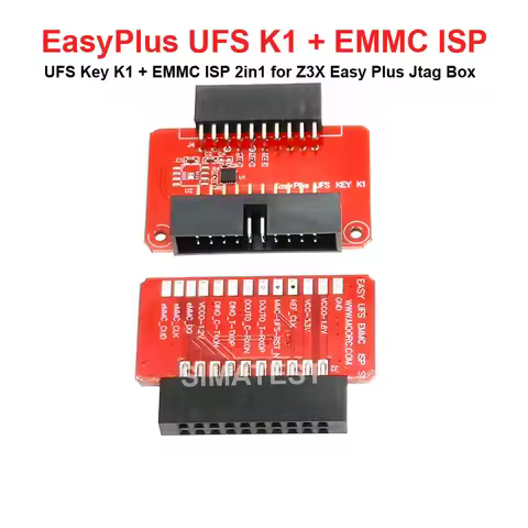 Z3X EASY JTAG UFS KEY K1 + EMMC ISP 2 in 1 UFS K1 with z3x easy jtag plus box ( No Encrypted IC )