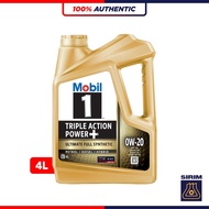 MOBIL 1 TRIPLE ACTION POWER+ 0W20 SQ C5 GF-7A Advanced Fully Synthetic Engine Oil (4L)