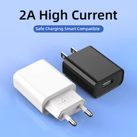 USB Charger 5V 2A Travel Universal Wall Power Adapter Plug For iPhone 16 15 14 Samsung Xiaomi Redmi 