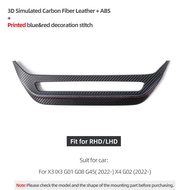 New car interior cover Tpic For X3 G01 G45 X4 G02 Ix3 G08 Center Console CD Panel Trim Cover Wrap Ca