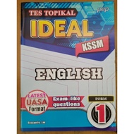 TES TOPIKAL IDEAL KSSM ENGLISH FORM 1