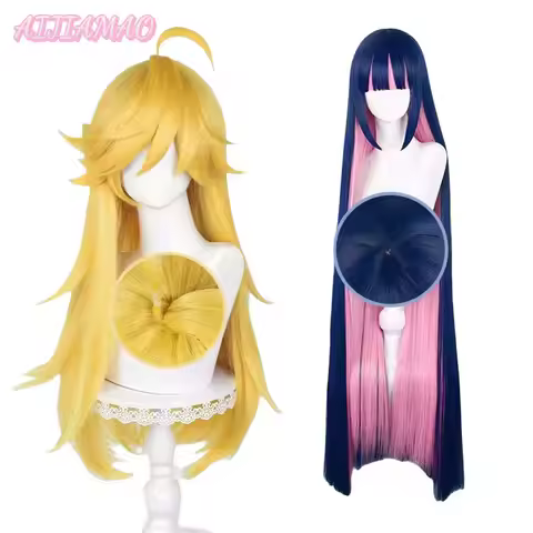 Anime Panty & Stocking with Garterbelt Cosplay Wig Stocking Anarchy Panty Anarchy Cosplay Wig Stocki