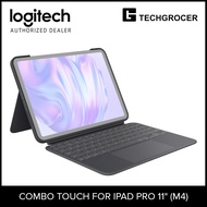 Logitech Combo Touch Backlit Keyboard Case for Apple 11" iPad Pro M4 (Graphite)