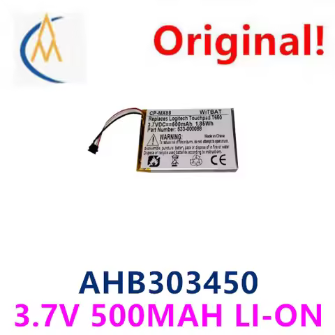 buy more will cheap Suitable for Tou pad T651 wireless mouse battery AHB303450 3.7V 500MAH lithium r