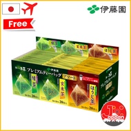 【In stock】itoen/Oi Ocha Premium Tea Bags 3 Types Assorted/60/Green Tea,genmai cha,hojicha,Uji Matcha