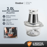 Gaabor Electrical Meat Grinder 2L Capacity Multifunctional Food Mixer Household Chopper