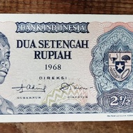 2 1/2 rupiah sudirman 1968