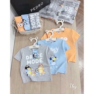 Bluey 3pcs set tops for kids 1 to 7yrs old (KD60)