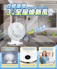 日本Yohome 4D全方位淨化直流循環扇
