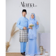 [ SET NIKAH/TUNANG ] KURUNG MODEN ALANA + BAJU MELAYU COLOUR [BABY BLUE]