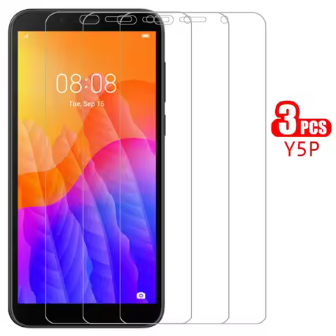 protective tempered glass for huawei y5p screen protector on huaweiy5p y 5p y5 p yp5 5yp safety film