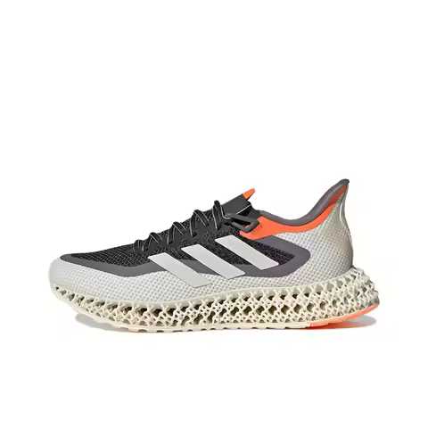 Adidas 4D FWD 2 Fabric Support Breathable Low top Running Shoes Men's Gray Black GX9250
