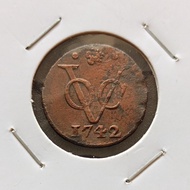 Koin Nederlandsch Indie VOC 1 Duit Holland Mint Uang Logam Kuno TP888