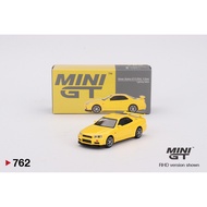 Nissan Skyline GT-R (R34) V-Spec Lightning Yellow 1/64 MiniGT MGT0762 Car Model