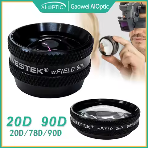 Optical Instrument Lens 20D 78D 90D For Slit Lamp Examination Fundus Double Aspheric Retinal Lens Op
