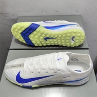 Air Zoom Mercurial Vapor 16 XVI Elite TF 39--45 White/Blue CR7 Knitted Soccer Shoes Anti-slip and We