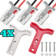 4/1Pcs Anderson Plug Pull Handles - Solar Battery Quick Release Tools - Universal Disconnect Puller 