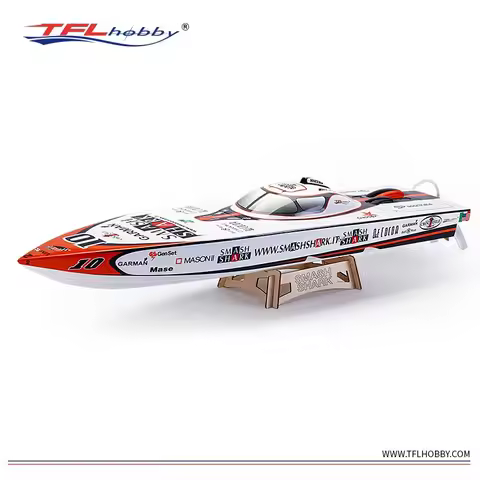 TFL 1125 Smash Shark P1 2.4G RC Boat Fiberglass Electric Brushless Racing Boat with SSS 3660 2070KV