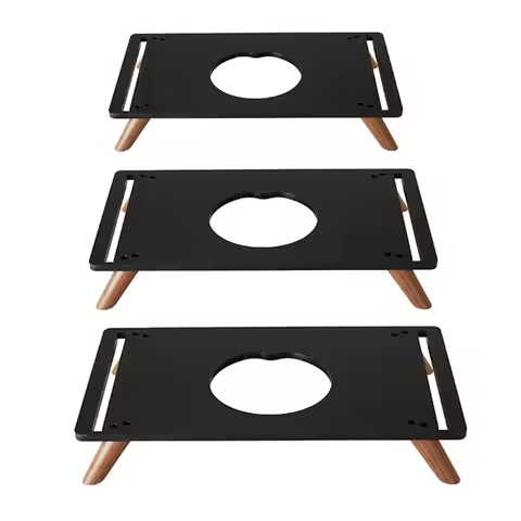 Speakers Holder, Gloss Acrylic Desktop Accessory with Vibration Damping for JBL Authentics 200 300 5