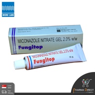 Micro Labs Fungitop Miconazole Nitrate GEL 2.0% w/w 15g  Made by Micro Labs Limited