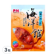 嘉南食品 海洋館 小卷風味鐵板燒  60g  3包