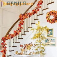 DANILO Artificial Maple Garland, Silk Maple Leaves Creative Red Autumn Maple Leaves, Hanging Vine Co