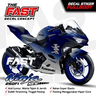 TERBARU Decal Ninja Fi 250 New 2017 Fullbody Bunglon Putih Warna Stiker Sticker Full Body Bunglon Pu