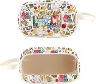 PXTIDY School Squad Clear Toiletry Bag Cafeteria Staff Gift Lunch Lady Gifts Cosmetic Bag Cafeteria 