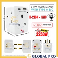 Adapter Plug Adapter USB Charger Extension Plug Charger Adapter Socket USB Extension Type-C Adapter 