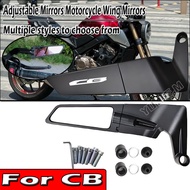For CB CB190R CB190SS CB300F CB400 CB500F CB650F CB650R  Stealth Winglets Rearview Mirrors Kits Moto
