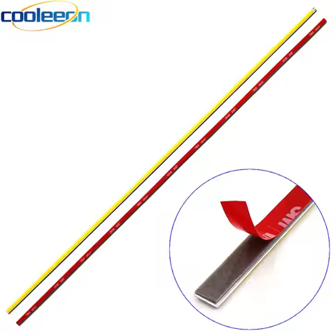 10pcs 6mm Width 12V LED Bar Lights 20cm 30cm 40cm 50cm 60cm Length DC12V COB LED Strip Light with 3M