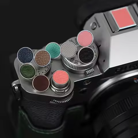 Genuine Leather Soft Shutter Release Button for Fujifilm X100V X100VI X-T5 Sony RX10 RX10M4 Leica Q3
