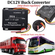 20A 30A 45A 60A 80A Car Amplifier DC24V to 12V Power Supply Buck Converter Car Transformer Truck Lor