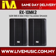 IVA RX-10MK2 10" 160W RMS 8 Ohm 2-Way Fullrange Speaker - Each / Pair ( RX10MK2 / RX 10MK2 )