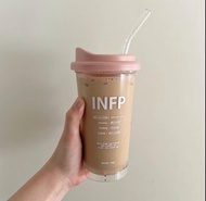 韓國 杯品牌 Bracket table MBTI ISTJ reusable mug cup 咖啡杯 16型人格 膠杯  水杯 有蓋