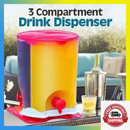 3 compartment drink dispenser - MBAA ENTERPRISE