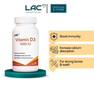 [LAC VITAMINS] Vitamin D3 1000 IU (180 softgels)