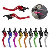RUNNY Adjustable Double Disc Brake Lever for Motorcycles Scooters Electric Bike 1Pair