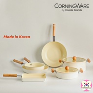 Corelle Corningware by Corelle Brands Butter Cookware Ceramic Pot Frying Pan Wok Pan Egg Pan Gift Made in Korea Non-stick Pan 5-Ply Ceramic Coating PFOA. PFOS FREE