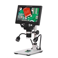G1200 Digital Microscope 7 Inch LCD 12MP 1-1200X Continuous Amplification Magnifier With Aluminum Al