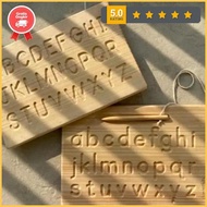 Montessori Alphabet Wooden Tracing Board Game
