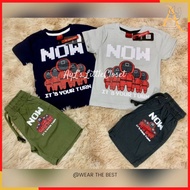 Boy Clothes Baju Set Jalan Budak Lelaki Set Kids Short Pants SAIFA KIDS Part 2